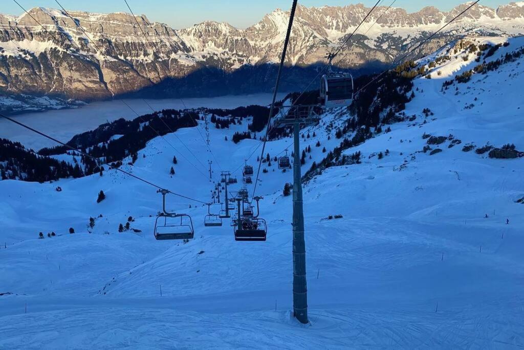 Schoene Wohnung In Unterterzen Am Schoenen Walensee Zewnętrze zdjęcie